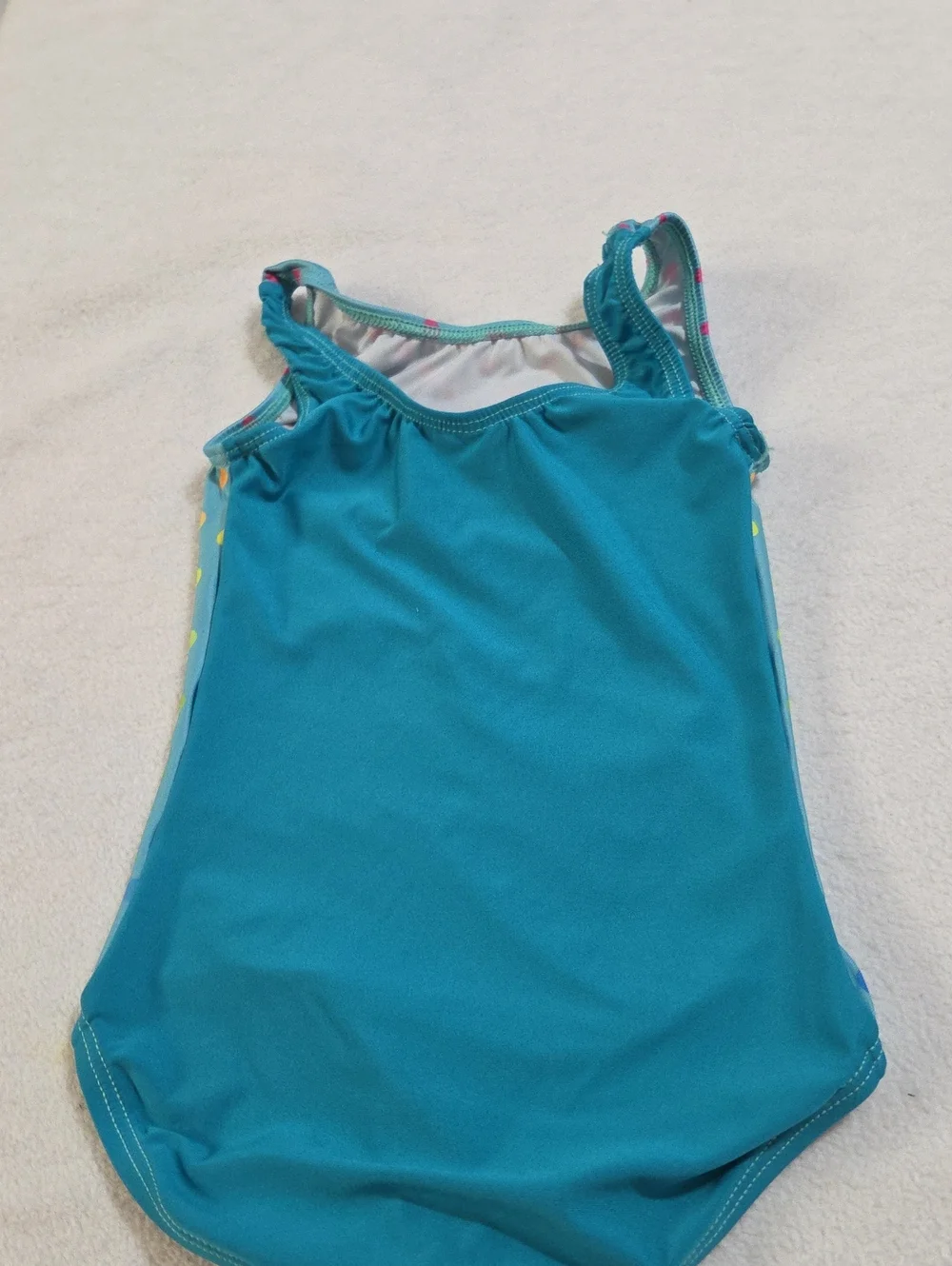 TURQUOISE GIRLS SWIMSUIT